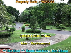 ให้เช่าบ้านระยอง : Kanta Gardens, Ban Chang For Rent Big and small houses in the same area