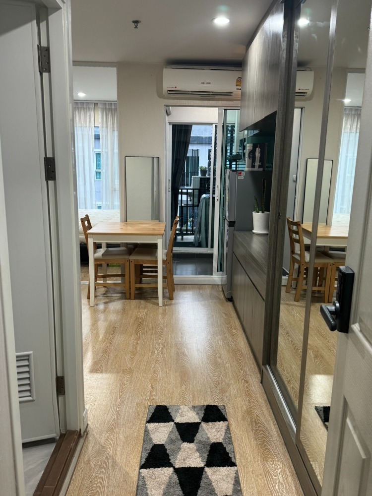 For RentCondoBang Sue, Wong Sawang, Tao Pun : (Ag) 📢 Built-in room for rent, “Open View” ✨ Sleeping divider, 2 air conditioners, separate kitchen, complete electricity # with washing machine 📌 #Condo Regent Bang Son #Phase 27, Building D, 15th floor, first come first served.