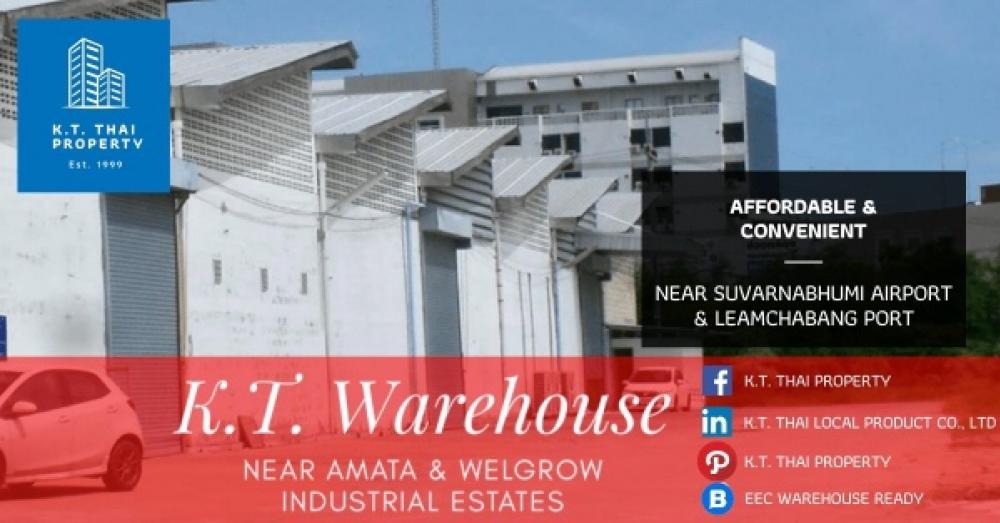 For RentWarehouseBangna, Bearing, Lasalle : Warehouse for rent in Bangna, Bang Pakong, Chachoengsao, near Suvarnabhumi Airport, warehouse near Amata Nakorn Industrial Estate. Near Wellgrow Industrial Estate Ample parking space Rental price, please inquire and negotiable.