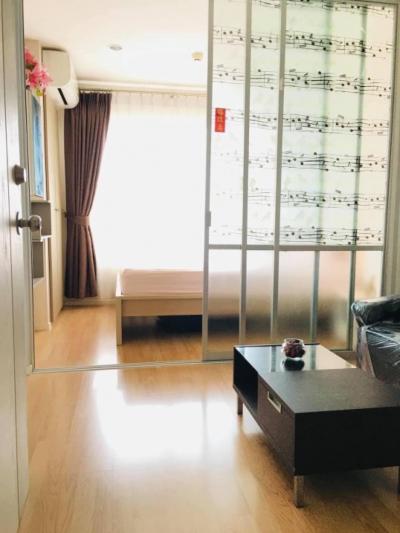 For RentCondoOnnut, Udomsuk : LC-R461 ✅ Lumpini Ville On Nut 46, fully furnished room, clean, ready to move in, convenient to travel #near Srinakarin Road #Near BTS On Nut, room size 22.5 sq m. Building C1, 5th floor 🎊 Fully furnished, electrical appliances 🎊