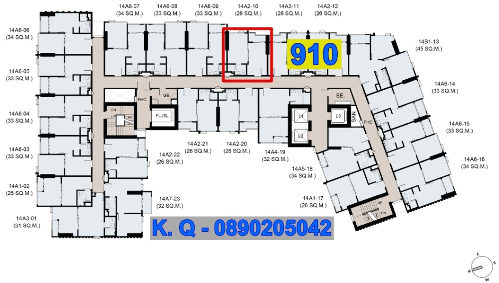 Sale DownCondoRatchadapisek, Huaikwang, Suttisan : (Owner) The Stage Mindscape, 1 Bed room, east, Pro room, good price 2.71 million, cheapest in the project!!