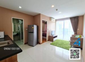 For RentCondoLadkrabang, Suwannaphum Airport : Condo Airlink Residence, ready to move in, 1 bedroom, 1 bathroom, 1 balcony, size 35.5 square meters