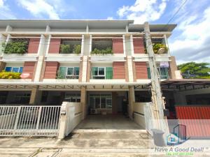 For SaleTownhouseLadprao101, Happy Land, The Mall Bang Kapi : Townhouse 3 floors 25.8 sq.wa m.Private town Bangkapi