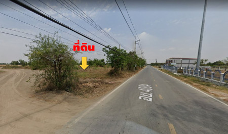 For SaleLandAyutthaya : Land for sale, 9-2-9 rai, next to Bang Sai police station, Ayutthaya, square plot. Suitable for making villages, row buildings