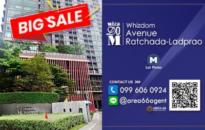 For SaleCondoLadprao, Central Ladprao : For Sale Whizdom Avenue Ratchada - Ladprao Nearby MRT Ladprao