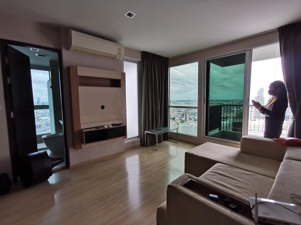 For RentCondoSathorn, Narathiwat : For rent, special price, Rhythm Sathorn, wide room, high floor, very good view, fully furnished, ready to move in