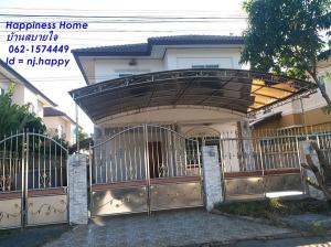 For RentHouseChachoengsao : Single house for rent, beautiful, spacious, comfortable, negotiable Close to nature, K.C. 2 Suwinthawong T.062-1574449