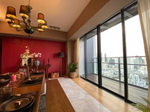 For SaleCondoSathorn, Narathiwat : SELL & RENT 3 Bedrooms fully furnished high floor #TheMetCondo