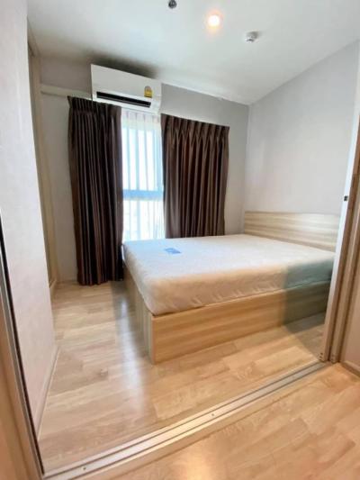 For RentCondoRama9, Petchburi, RCA : LC-R781 For rent, Plum Condo, Ramkhamhaeng Station, near Airport link, room size 23 sqm., 17th floor, furnished. complete electrical appliances *There is a washing machine Nice room, very clean. The owner takes good care of it. For rent 8,000 baht only.