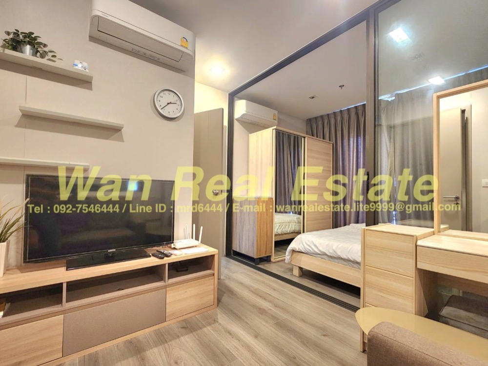 For RentCondoRattanathibet, Sanambinna : Condo for rent, politan aqua, 26th floor, size 25 sq m, beautifully decorated, fully furnished, ready to move in, new project