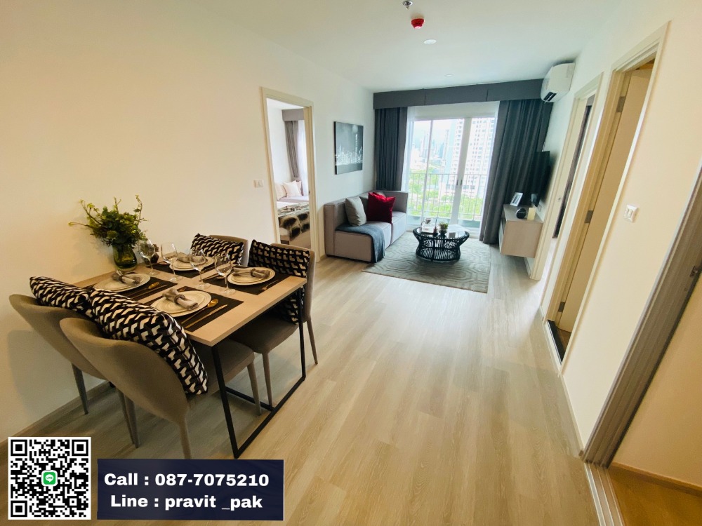 For SaleCondoThaphra, Talat Phlu, Wutthakat : Elio Sathorn-Wutthakat, 2 bedrooms, 2 bathrooms, large room, 60 square meters, starting at only 4.49 million, free of charge on the transfer date.