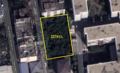 For SaleLandNawamin, Ramindra : Land for sale, 227 square meters, Soi Nawamin 163, Intersection 2, Ramintra, Khan Na Yao (adjacent to the owner).
