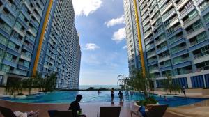 For SaleCondoPattaya, Bangsaen, Chonburi : Selling away. Can't travel to Lumpini Park Beach Condo, Jomtien, Building C, 8th floor, cheap price.