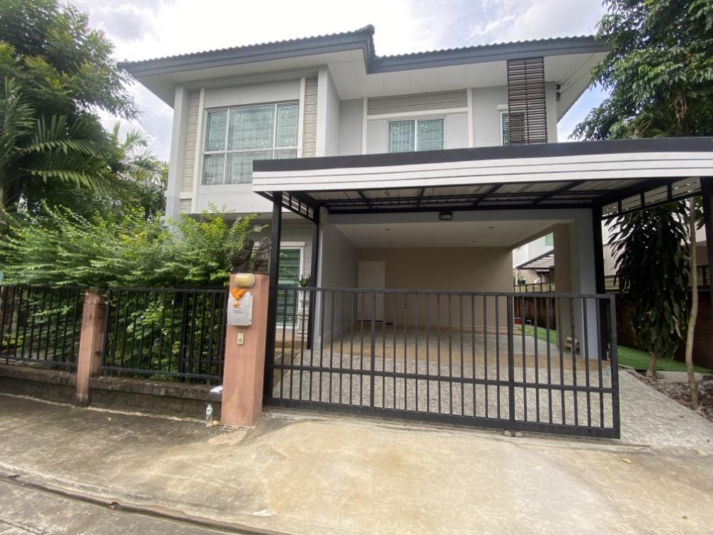 For RentHouseMin Buri, Romklao : For rent, 2-story detached house, Soi Ramkhamhaeng 118, The Plan Simply Village.