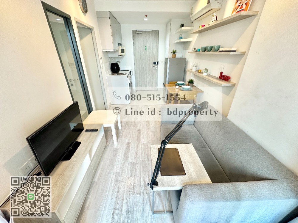 For RentCondoRama9, Petchburi, RCA : FOR RENT CONDO “Ideo Mobi Rama 9” 1 Bedroom  31 sqm. Special Price 15k/Month Near Phraram Kao 9 MRT Station 80 meters