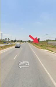 For SaleLandPhitsanulok : Land for sale, Mueang District, Phitsanulok Province, near the airport, next to bypass road, area 8-3-74 rai