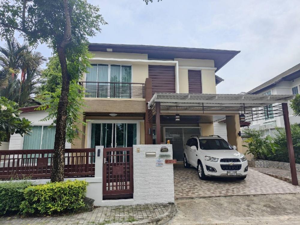 For RentHouseBangna, Bearing, Lasalle : 💥 2 storey detached house for rent, Blue Lagoon Village motorway road Ring Road - On Nut
