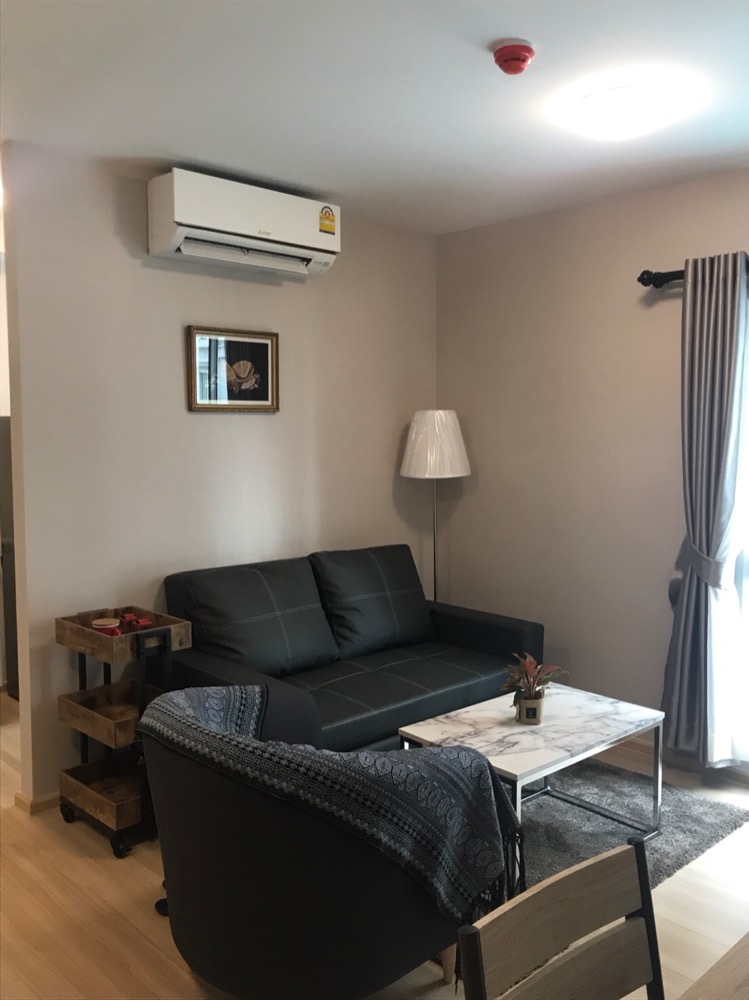 For SaleCondoChaengwatana, Muangthong : Selling a built-in room, fully furnished, ready to move in, not attached to the tenant, size 46 sq m. Plum Condo Chaengwattana