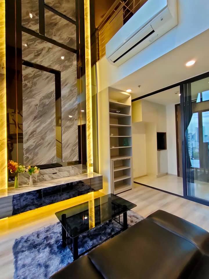 ให้เช่าคอนโดพระราม 9 เพชรบุรีตัดใหม่ RCA : Rental : Ideo Mobi Asoke , Duplex 1 Bed , 2 Bath , 16th Floor , 45.03 S.qm