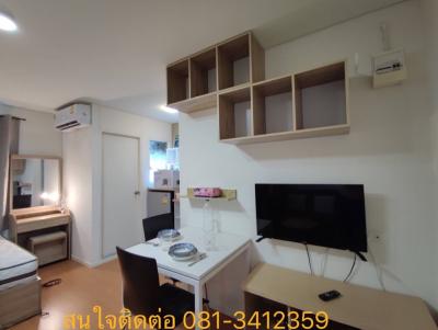 For RentCondoLadkrabang, Suwannaphum Airport : Beautiful room for rent, special price 5500 baht, furniture + complete electrical appliances.