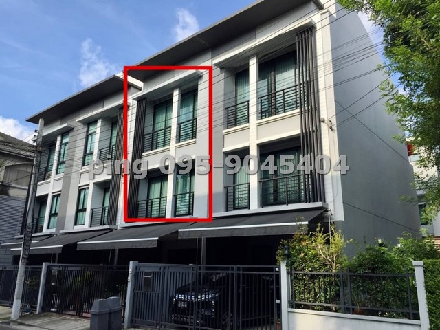 For SaleTownhouseChaengwatana, Muangthong : Townhome for sale, Baan Klang Muang, Ngam Wong Wan, 3 floors, 18 sq.wa.