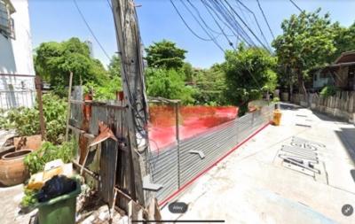 For SaleLandRatchathewi,Phayathai : Land for sale, 106 sq m, Pathumwan, near Siam Paragon, Ratchathewi BTS, suitable for a hostel.