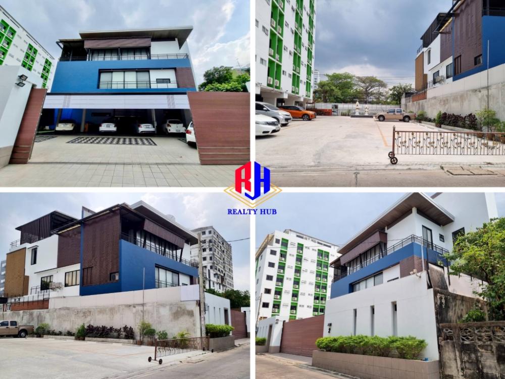 For SaleOfficeChaengwatana, Muangthong : Office for sale at Khae Rai intersection, priced at 68 million, Soi Ngamwongwan 2, Tiwanon, expressway exit, 1,600 sq m, with elevator, parking for 10+10 cars, 9 bedrooms, 14 bathrooms.