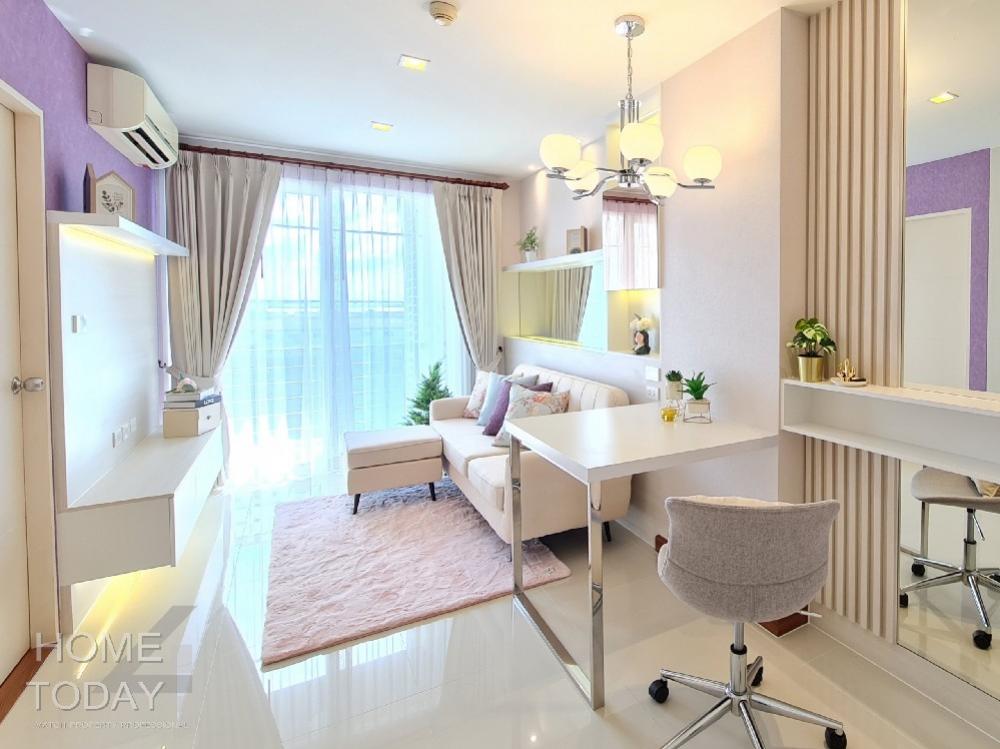 For SaleCondoLadkrabang, Suwannaphum Airport : Urgent sale✈Airlink Residence Condo✈Beautiful room, exactly as described💜