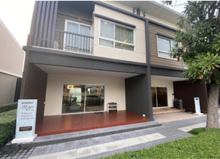 For SaleTownhouseRama5, Ratchapruek, Bangkruai : Townhome Villette Light Rattanathibet, width 5.7 meters, good price