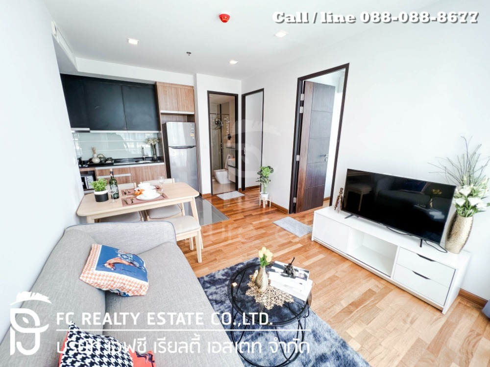 For RentCondoRatchathewi,Phayathai : 🍀2beds 1 bath/ floor 23 / Fully Furnished Ready to move in🍀