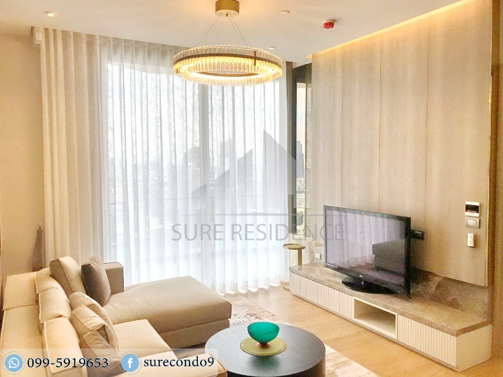 ให้เช่าคอนโดวงเวียนใหญ่ เจริญนคร : 8027-A😊 For RENT ให้เช่า 1 ห้องนอน🚄ใกล้ BTS สะพานตากสิน🏢แมกโนเลีย วอเตอร์ฟรอนท์ เรสซิเดนซ์ Magnolias Waterfront Residences🔔พื้นที่:60.00ตร.ม.💲เช่า:65,000฿📞O86-454O477,O99-5919653✅LineID:@sureresidence