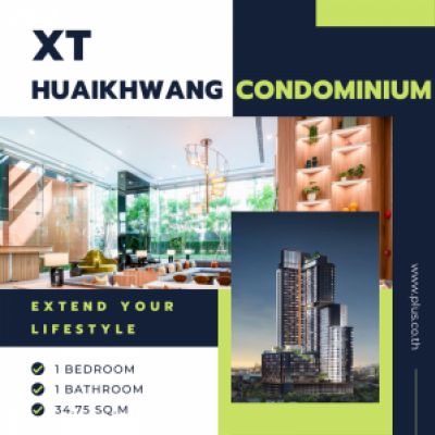 For SaleCondoRatchadapisek, Huaikwang, Suttisan : XT Huai Khwang, good layout, size 34 sq m. Book now | This place is packed with quality 🏢 🏢