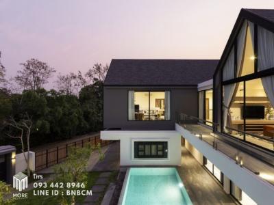 For SaleHouseChiang Mai : MORE-018HS A 5 bedrooms , 6 bathrooms pool villa , Moo Baan Wang Tan Chiang Mai