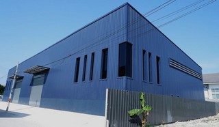 For RentWarehouseKaset Nawamin,Ladplakao : RK118 Warehouse for rent, newly built, size 545 sq m, 7 parking spaces in front, Soi Nawamin 111