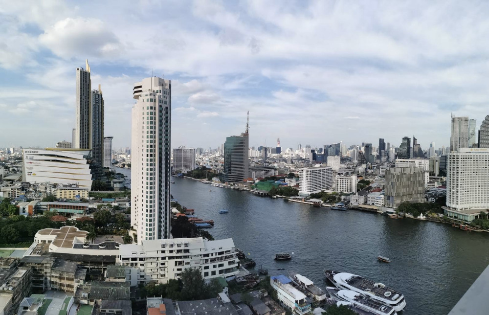 ขายคอนโดวงเวียนใหญ่ เจริญนคร : The River 2+1bed 134sqm. 27,000,000 high fl facing North Am: 0656199198