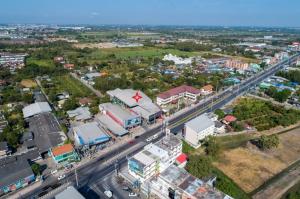 For SaleLandPathum Thani,Rangsit, Thammasat : Land for sale with showroom, next to Pathum Thani-Sam Khok road, 1-3-63 rai, suitable for doing business in front of the shop, special price, urgent!!