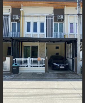 For RentTownhouseBang kae, Phetkasem : 4 Bedroom Townhouse for rent in Nong Khang Phlu, Nong Khaem Rent a townhouse  ​Golden Town Village, Petchkasem 108, new house, ready to move in, 4 bedrooms, 2 bathrooms, area 20 sq m, usable area 110 sq m. WIFI / 4 air conditioners