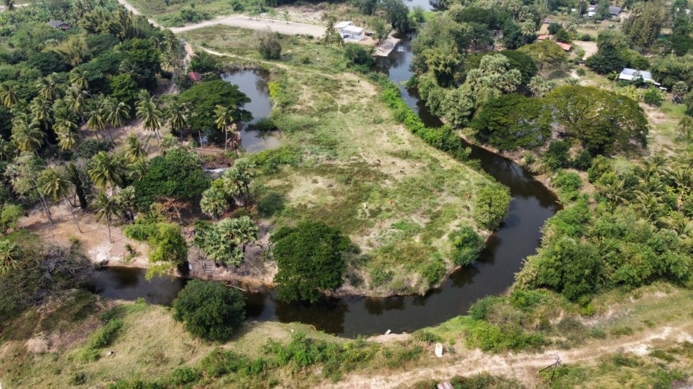 For SaleLandHuahin, Prachuap Khiri Khan, Pran Buri : Land for sale on the waterfront special price
