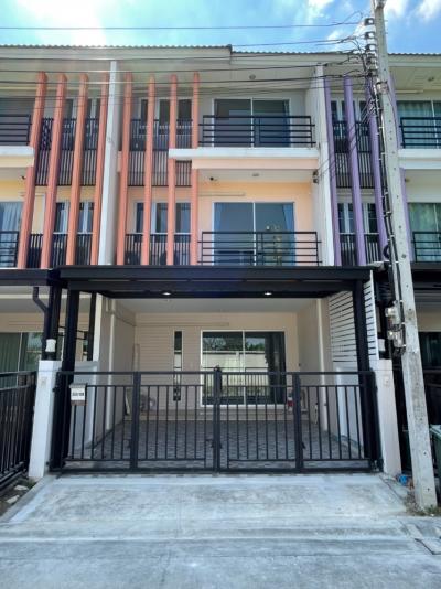 For RentTownhouseRama5, Ratchapruek, Bangkruai : Townhouse For Rent 3 Floors , 3 Bedrooms near The Walk Ratchaphruek