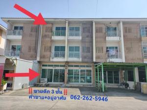 For SaleShophouseNonthaburi, Bang Yai, Bangbuathong : 🎋Sale Kunasiri Buathong 4 Building 🎋 air conditioner in every room