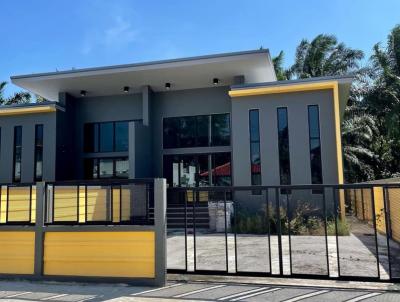For SaleHouseChumphon : Single storey twin house for sale 🏘 Chumphon, Photharot area, Bang Mak in the city, good location, very convenient to travel. Empty house, new house, modern style. Ready to build [6501-2119100]