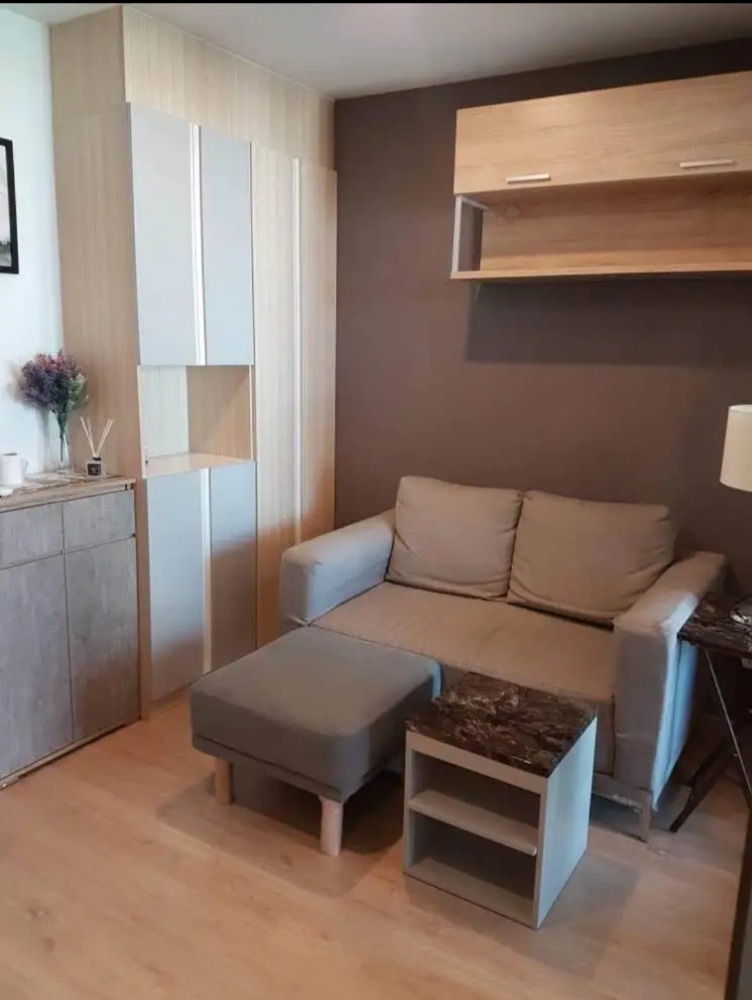 For RentCondoBangna, Bearing, Lasalle : 🛟Condo for rent Ideo 02 near BTS Bangna, size 33 sq m, beautiful room, fully furnished, rent only 12500-