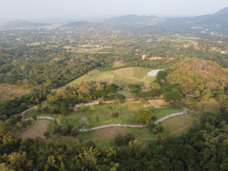 For SaleLandSaraburi : Land for sale in Khao Yai, Mittraphap Subdistrict, Muak Lek District, 1 rai, 1 ngan, 15 square wa, just seeing the view is happy.