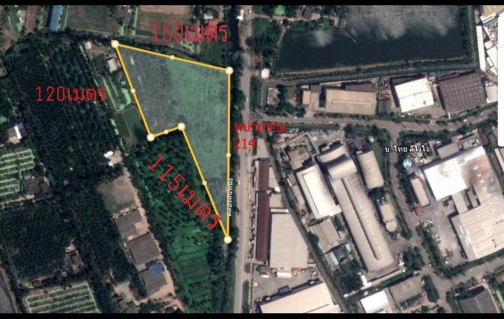 For SaleLandMahachai Samut Sakhon : Land for sale at Suan Som, Bang Krachao Subdistrict Samut Sakhon Province pink area near Samut Sakhon Industrial Estate (Tha Chin) from Rama 2 Road, km. 35, about 1 kilo.