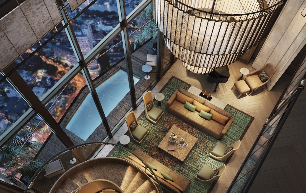 ขายคอนโดวงเวียนใหญ่ เจริญนคร : The Residences at Mandarin Oriental - Super Luxury Top Floor Penthouse Duplex / Stunning Riverview's / Contact Us For More info