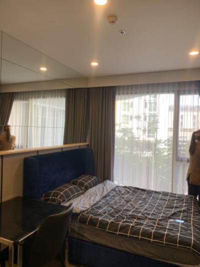 For RentCondoRama9, Petchburi, RCA : For rent, high floor, very high, 30+, beautiful view, built-in decoration, whole room with complete electrical appliances