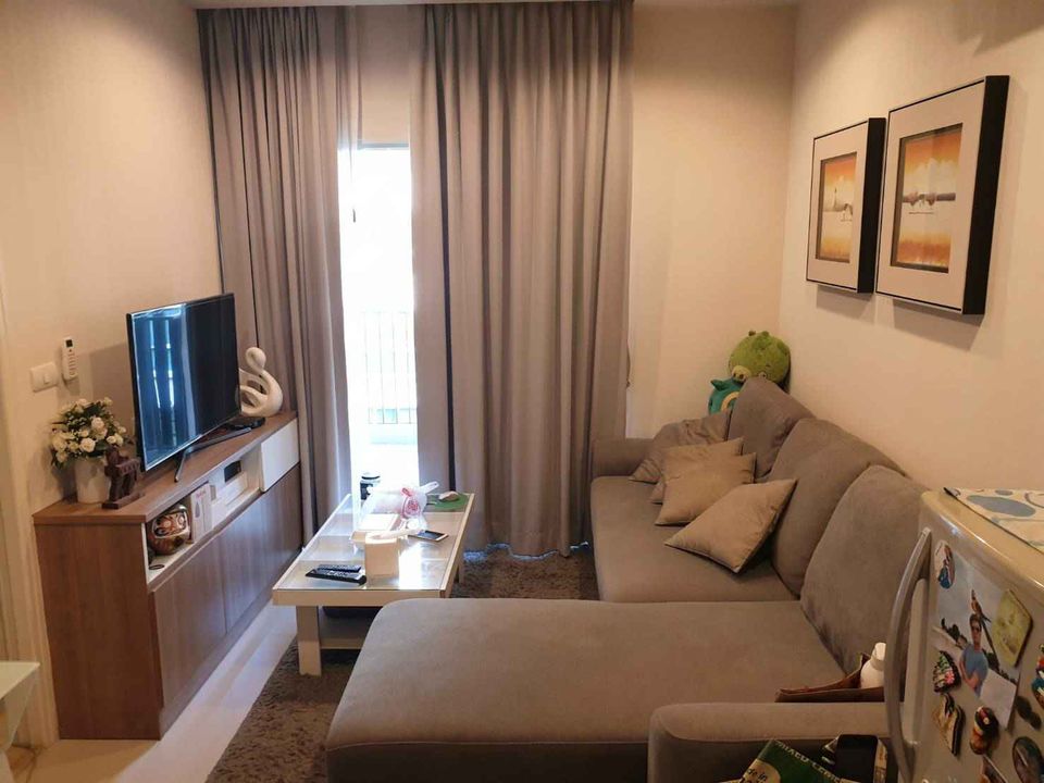 For SaleCondoLadprao101, Happy Land, The Mall Bang Kapi : ✹Large room, high floor, fully furnished ✹ 1 bedroom!!️ Happy Condo Ladprao 101 ready to move in ++ 0814154197 ++