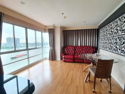 For SaleCondoRama3 (Riverside),Satupadit : Special discount for only 11.50 million baht. Condo next to the river, Lumpini Park Riverside Rama 3, area 104 sq m, 3 bedrooms, 2 bathrooms with a walk in closet. The room has never been rented.