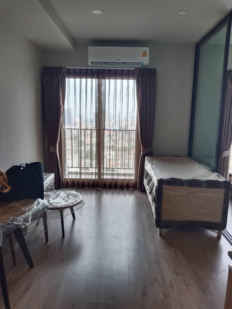 For RentCondoBang Sue, Wong Sawang, Tao Pun : Condo for rent Chapter One Flow Bangpo (Chapter One flow Bangpo) Floor 24, room 1 bed, size 32.16 sq.m., new room, red label Fully furnished with electrical appliances
