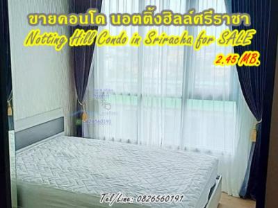 For SaleCondoSriracha Laem Chabang Ban Bueng : Notting Hill  Condo Laem Chabang Sriracha for  SALE ( with tenant)